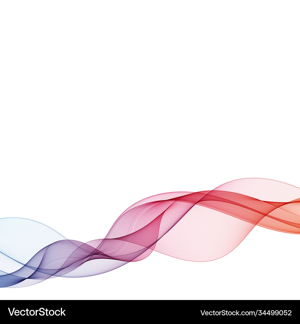 Colorful wave line abstract Royalty Free Vector Image