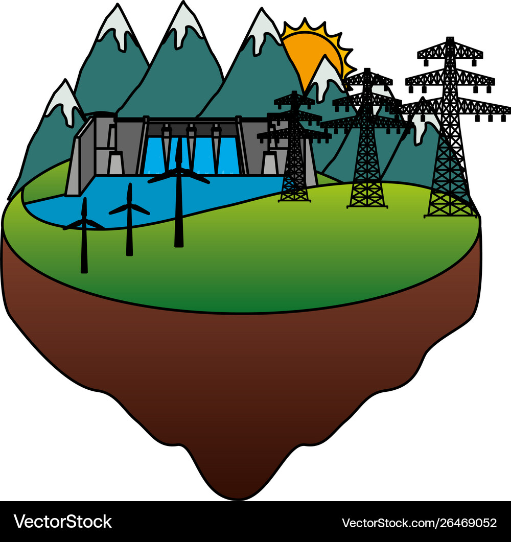 Eco friendly concept flat design Royalty Free Vector Image