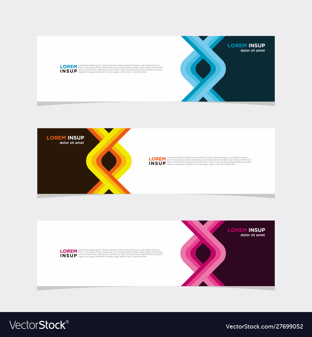 Modern banner web background abstract design