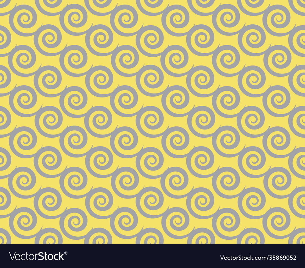Round swirl pattern seamless background vector image Round swirl pattern seamless background