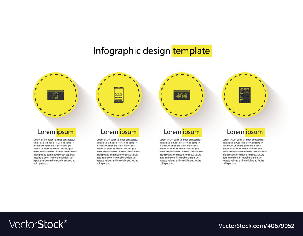 Set setting mobile question and exclamation page vector image Set setting mobile question and exclamation page