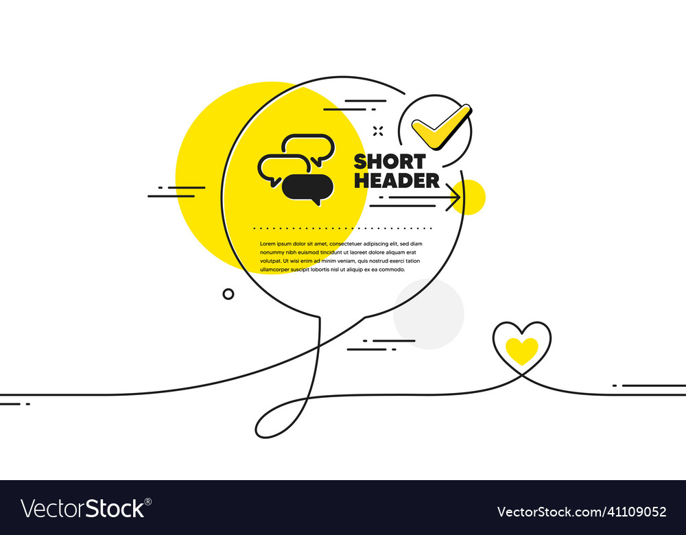 Talk bubble icon speech sign chat message vector image Talk bubble icon speech sign chat message