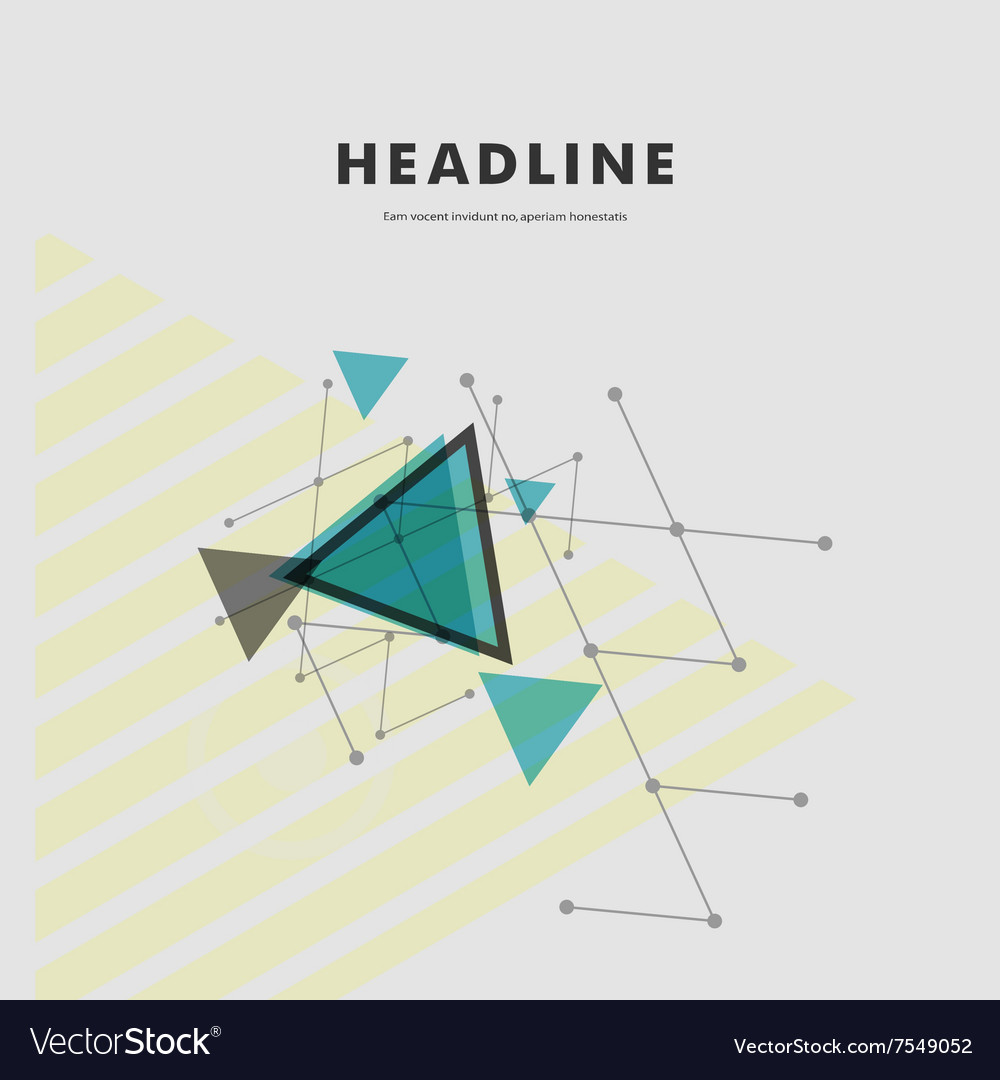Triangle abstract design