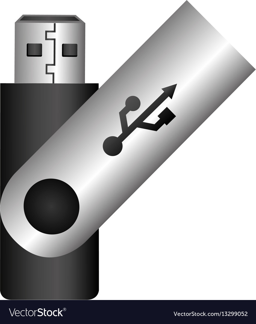 Usb memory isolated icon