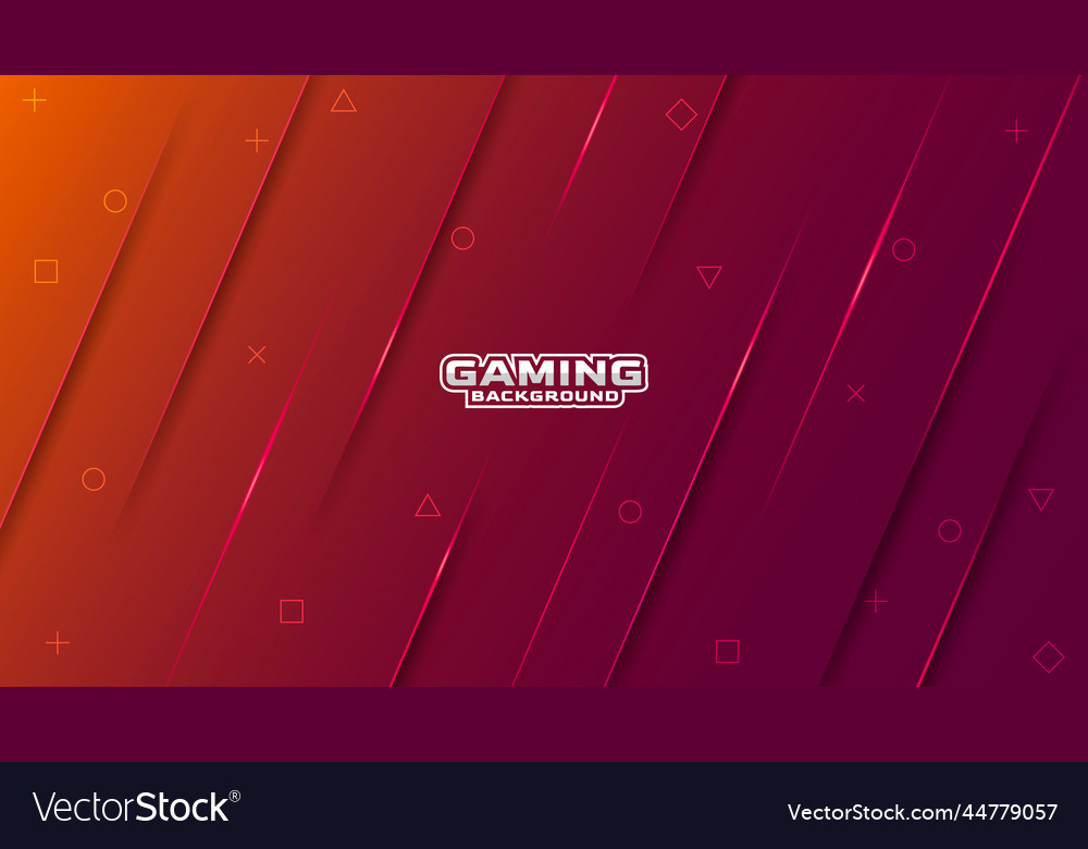 Abstract gaming background design with modern Vector Image