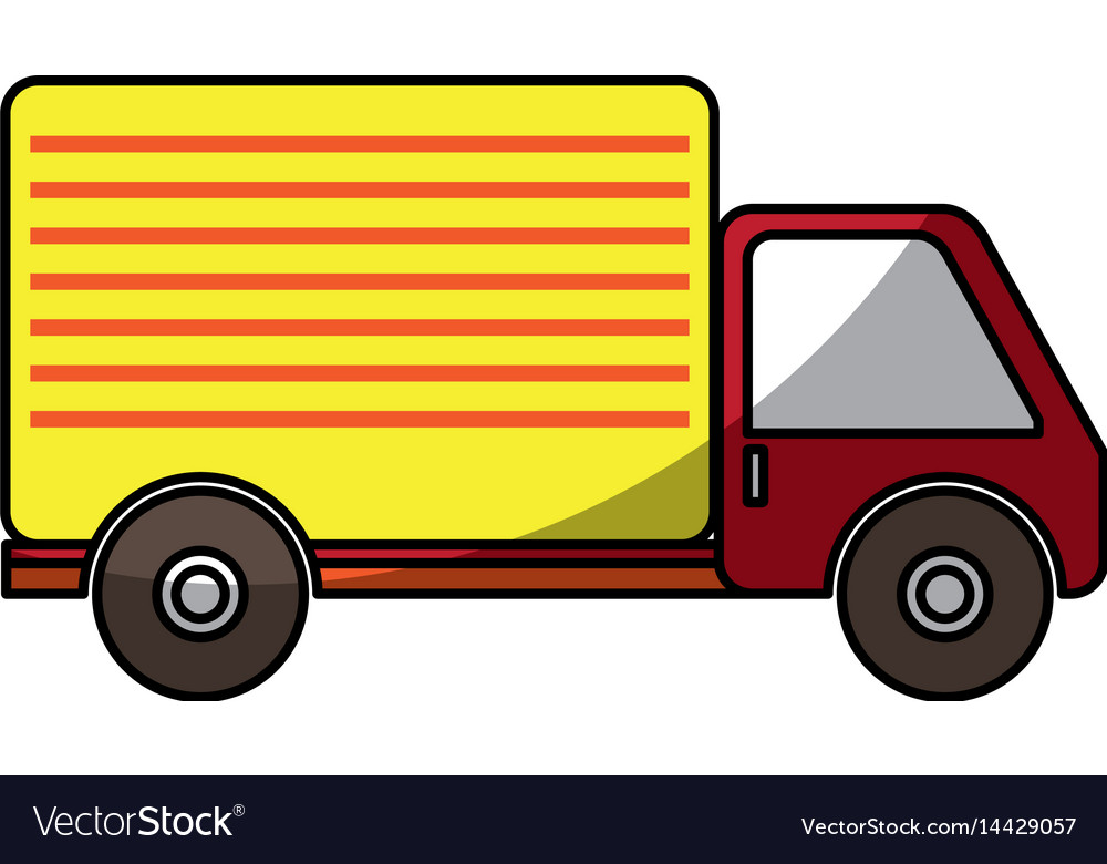 Cargo truck icon