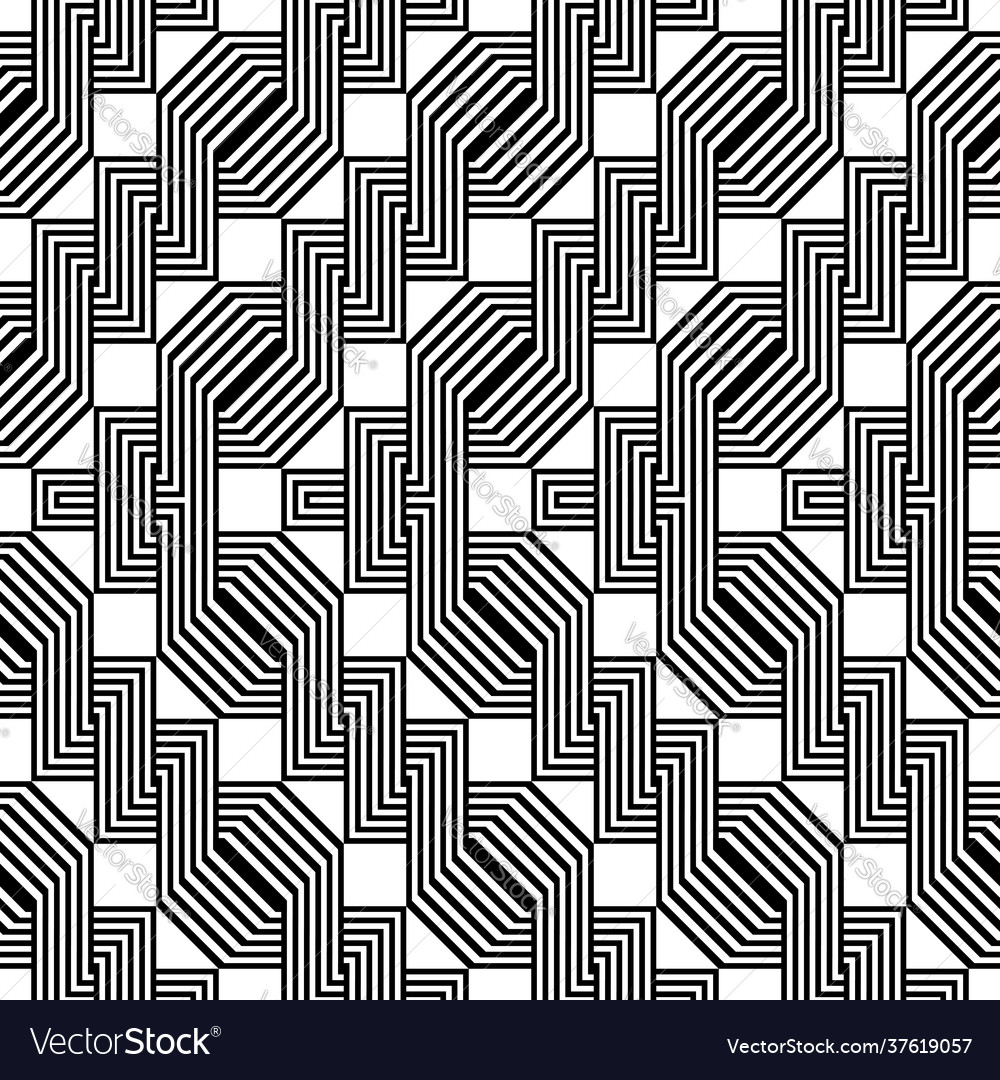 Design seamless decorative zigzag pattern Vector Image Design seamless decorative zigzag pattern
