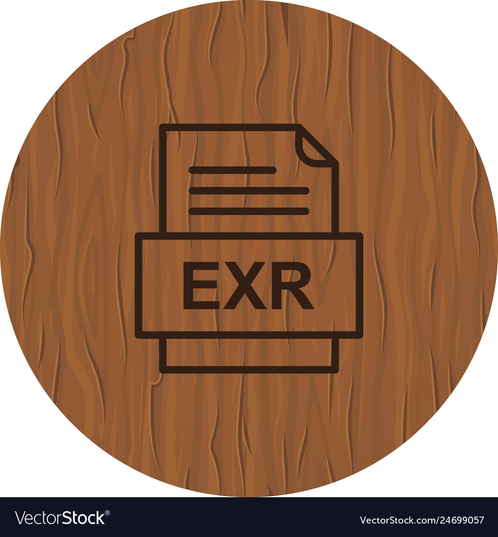 Exr file document icon