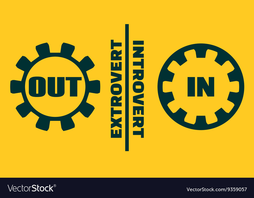 Extrovert vs introvert metaphor