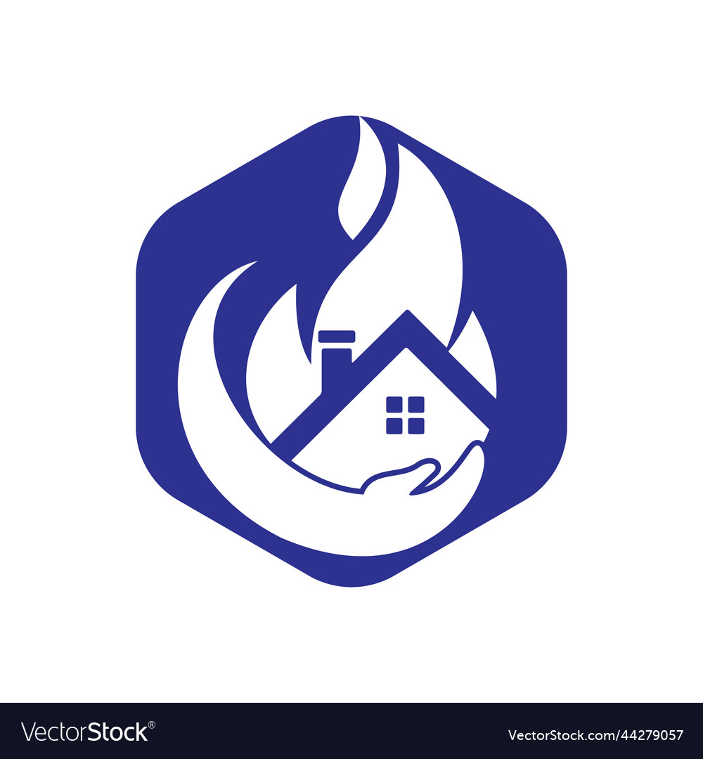 Home insurance logo design concept