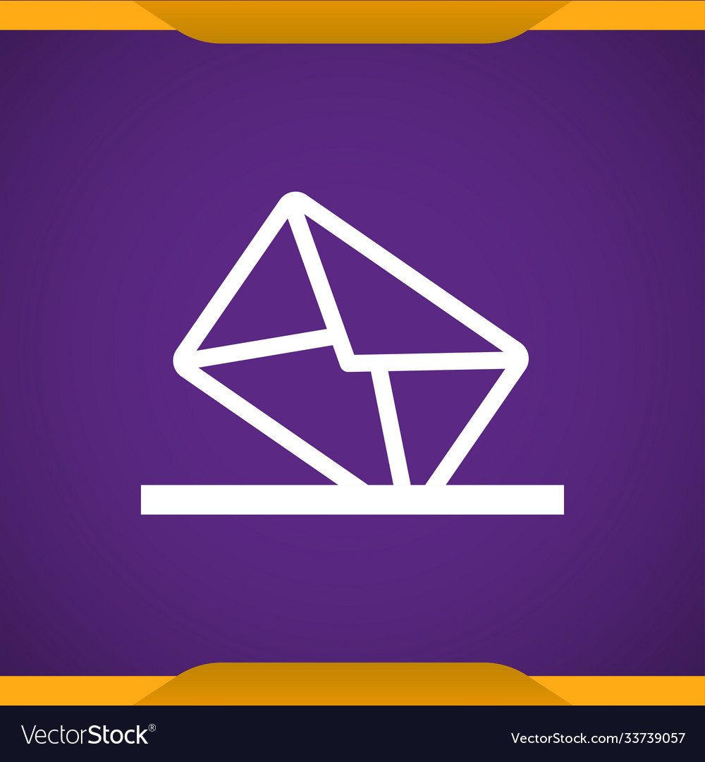 Mail box icon for web and mobile