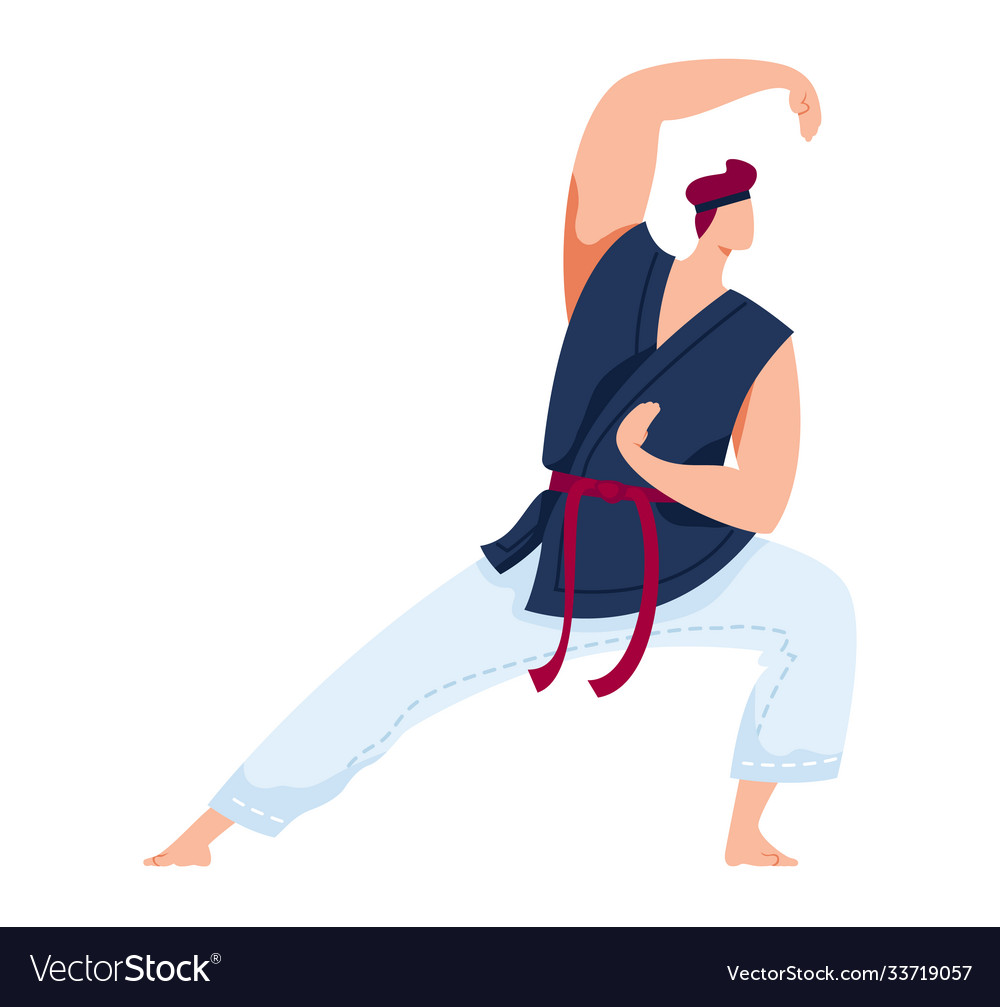 Martial art japanese sport aggressive wrestling vector image Martial art japanese sport aggressive wrestling