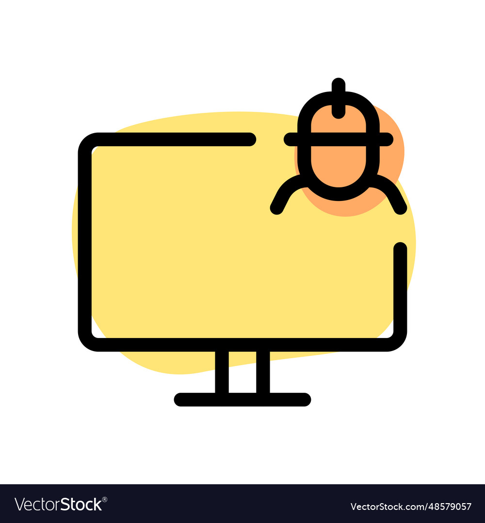 Worker used computer to monitor production process