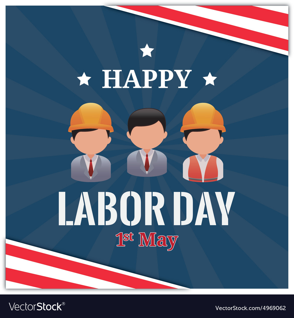 Abstract labor day background with some special