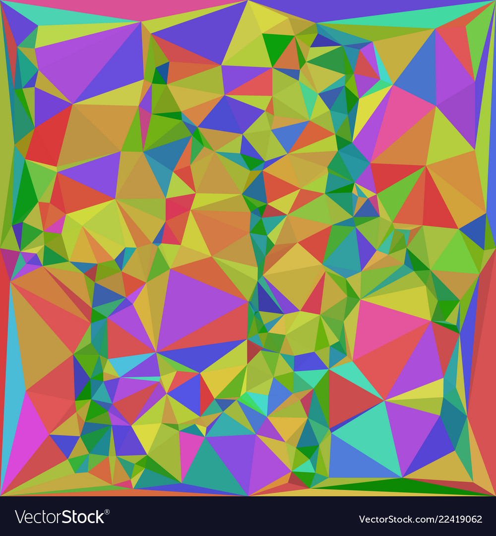 Abstract vitrage with triangular multi colors grid vector image Abstract vitrage with triangular multi colors grid