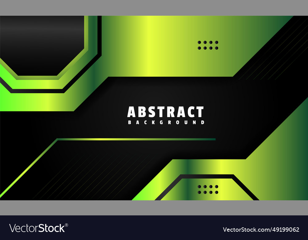 Abstract wave background with green shape design