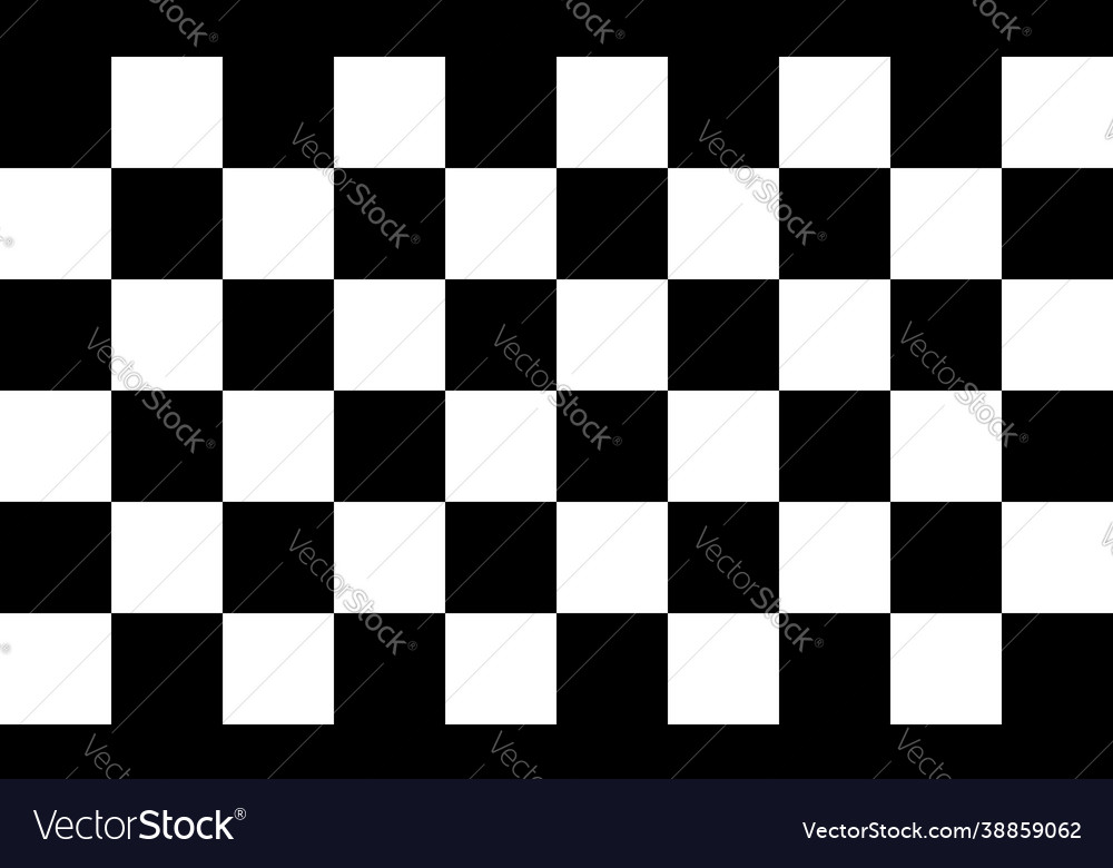 Checker board finishing flag