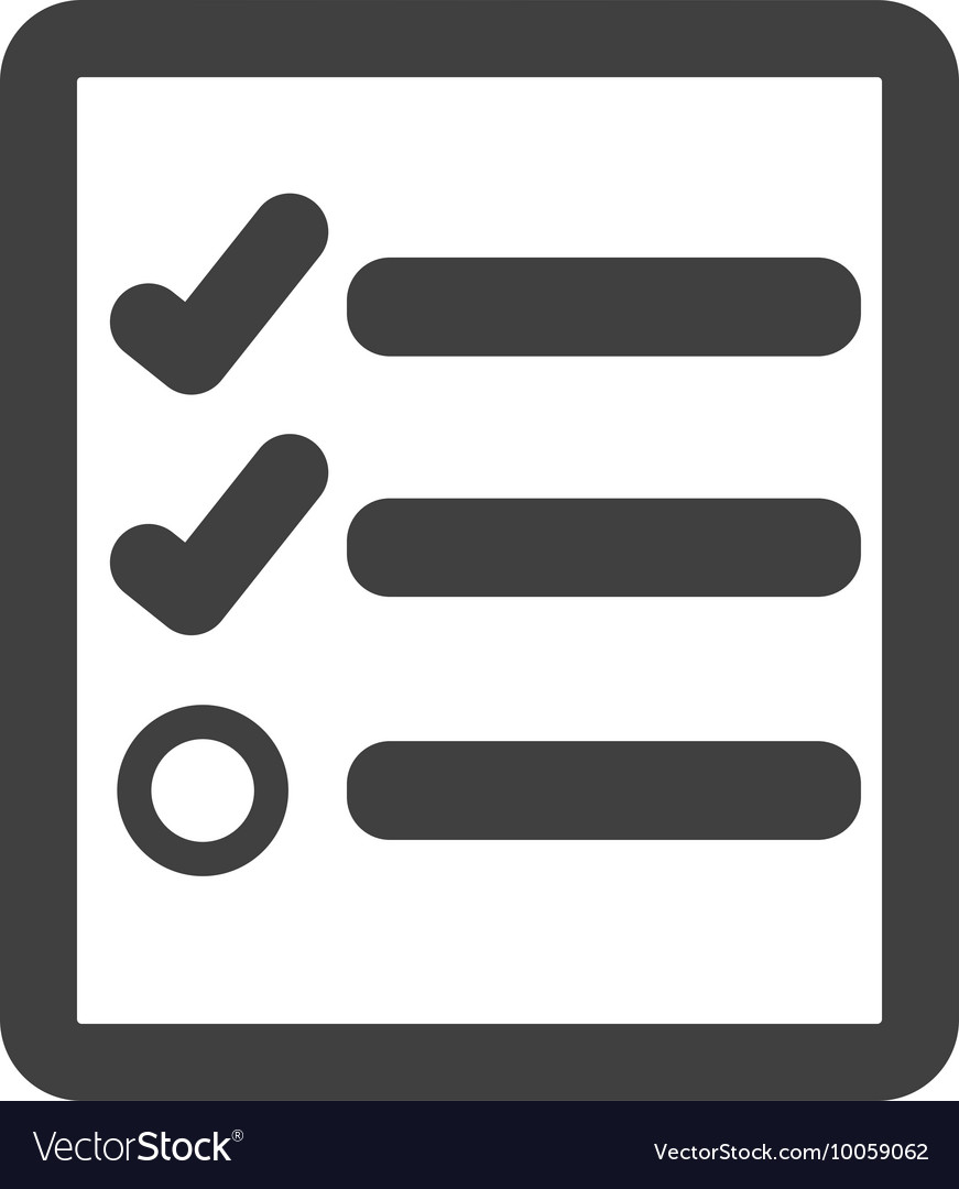 Checklist Document Icon