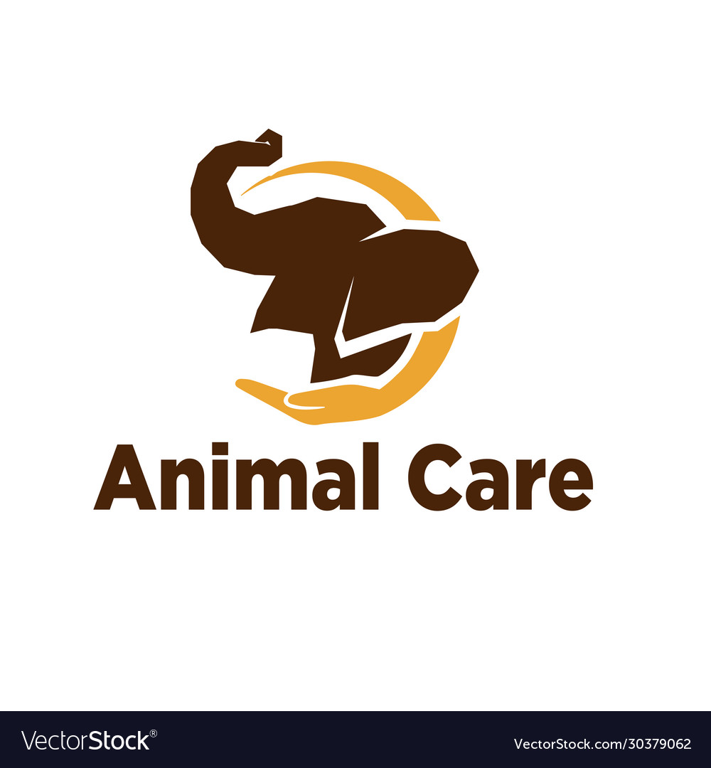 Elephant Pflege Logo Designs Lösungen und modern vector image Elephant Pflege Logo Designs Lösungen und modern