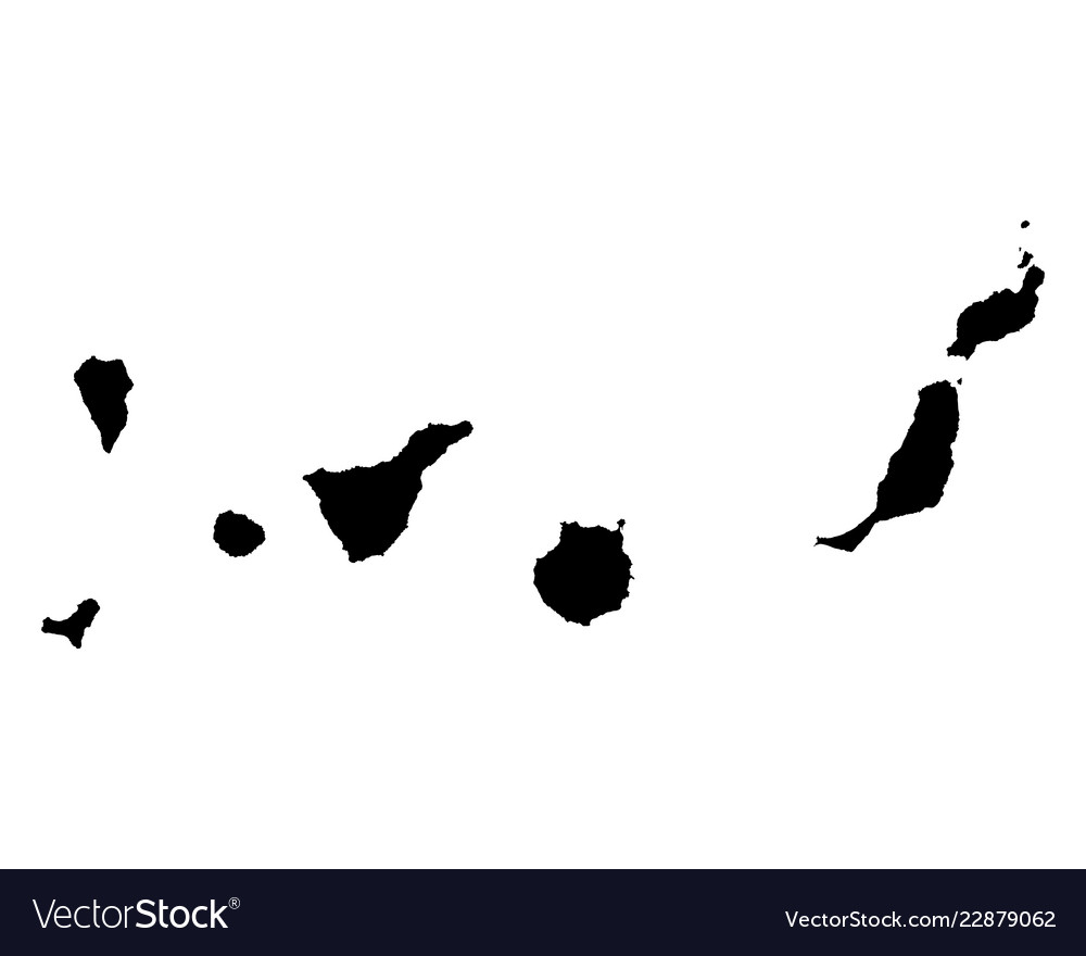 Map of canary islands