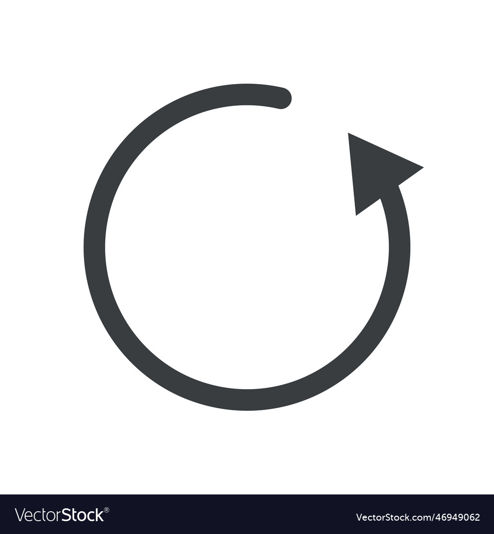 Rotating arrow or refresh reload