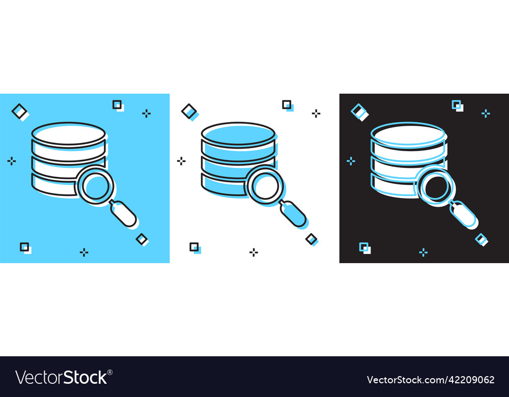 Set server data web hosting icon isolated vector image Set server data web hosting icon isolated
