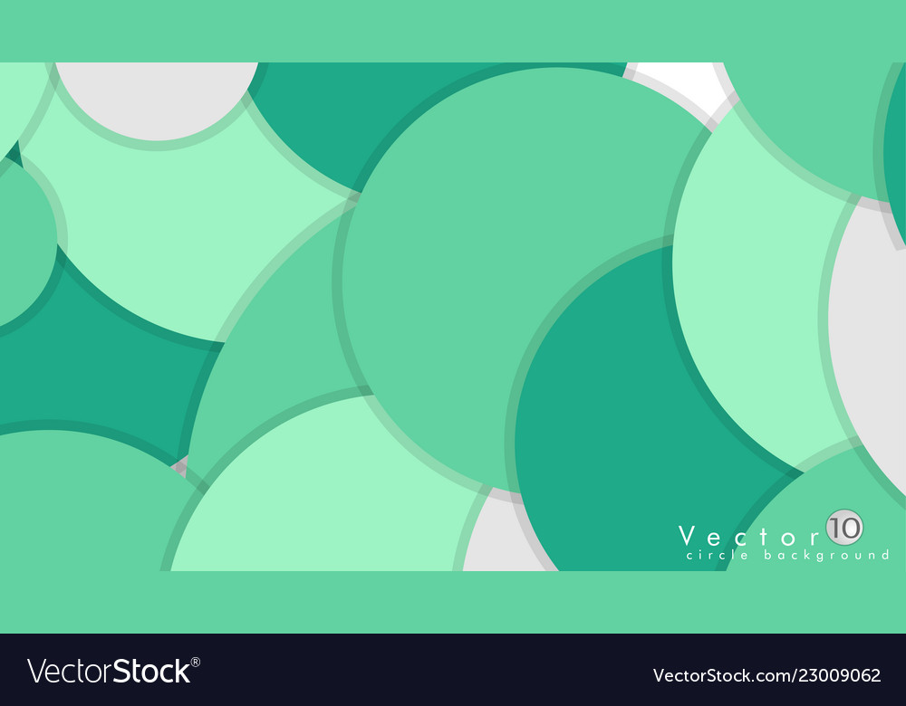Simple and colorful circles background design vector image Simple and colorful circles background design