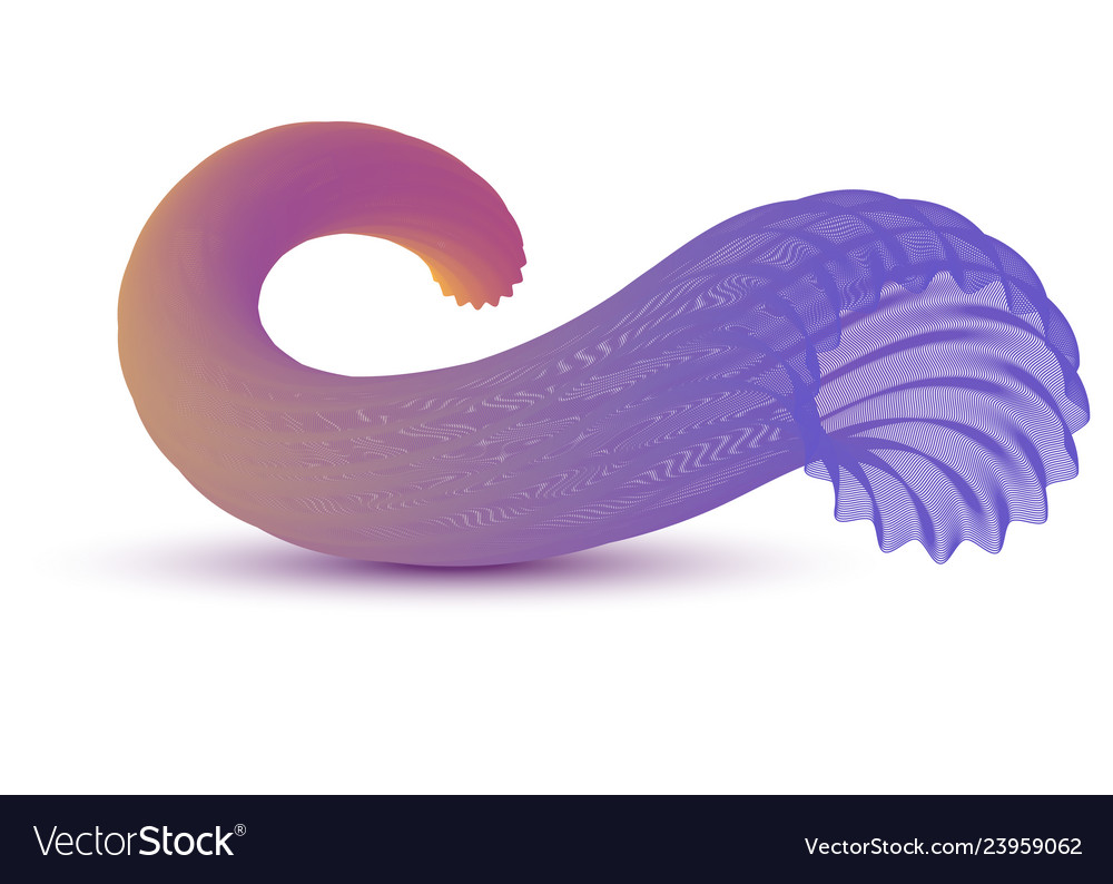 Violet 3d Blend Effect For You Decoration Fluid Vector Image