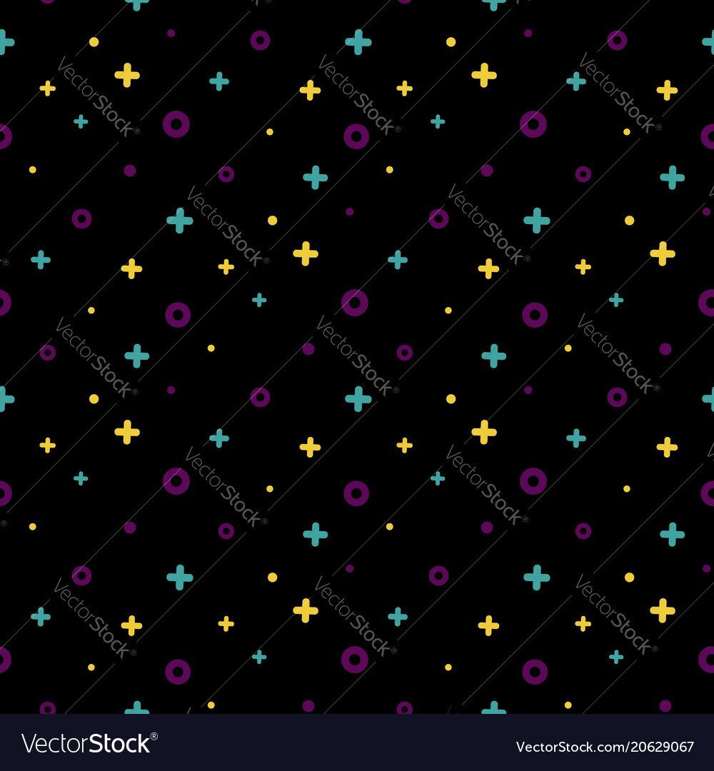1980s style structured shape black memphis pattern Vector Image 1980s style structured shape black memphis pattern