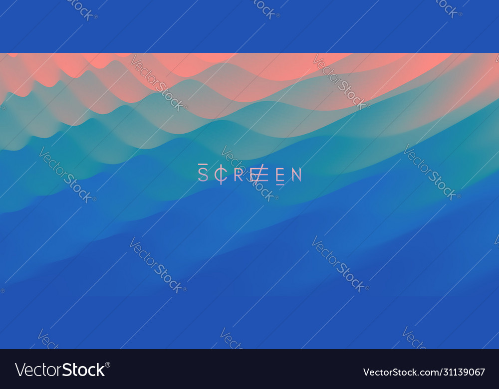 3d wavy background with ripple effect for design Vector Image 3d wavy background with ripple effect for design