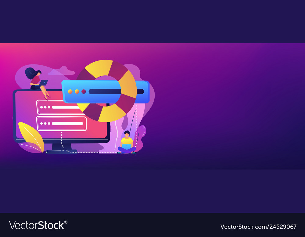 Backup server concept banner header