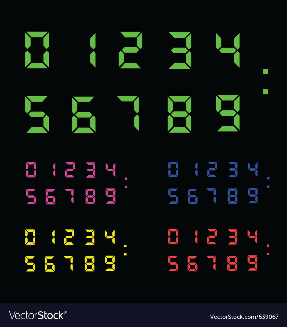 Digital Number Display