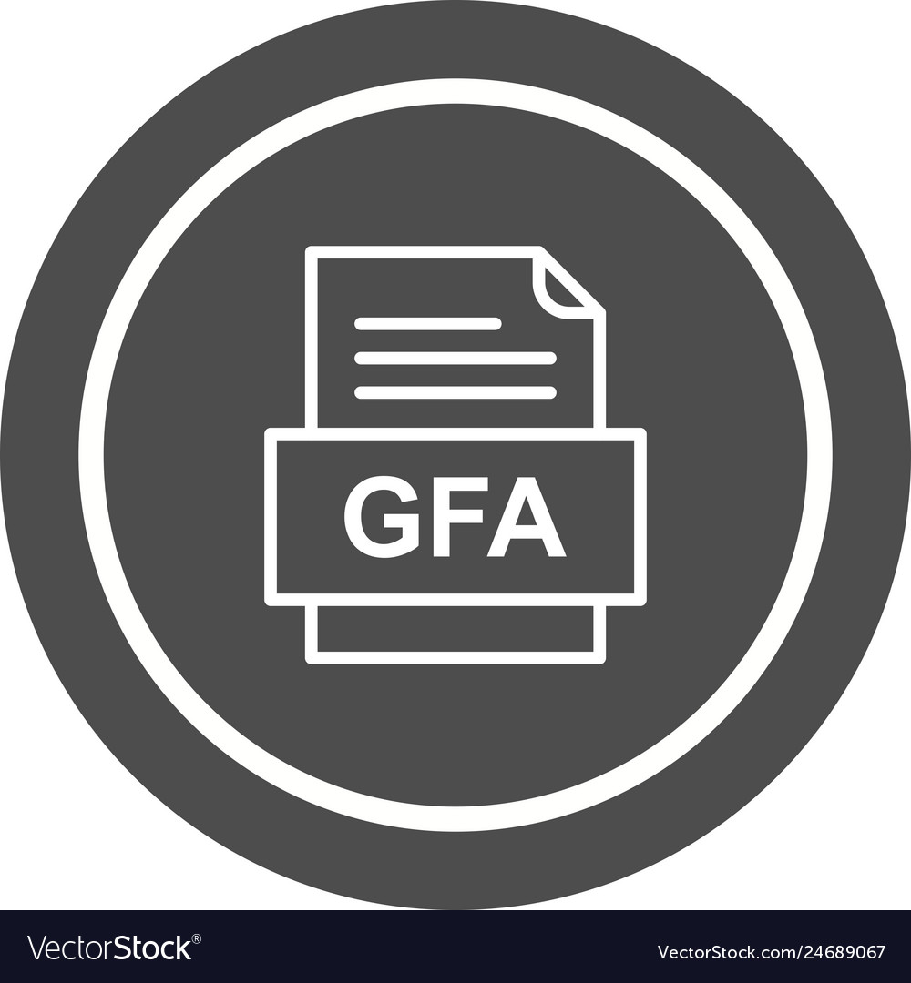 Gfa file document icon