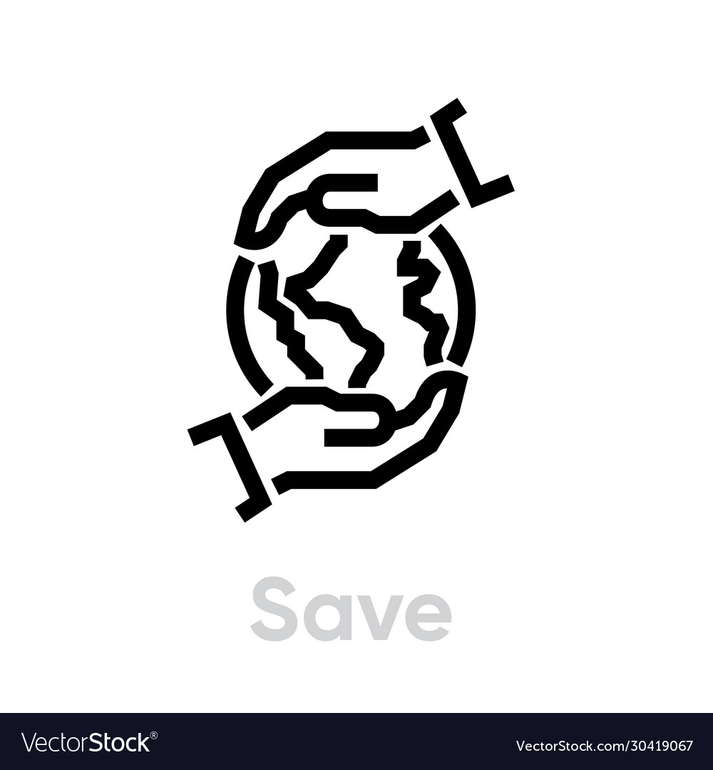 Save globe planet editable line