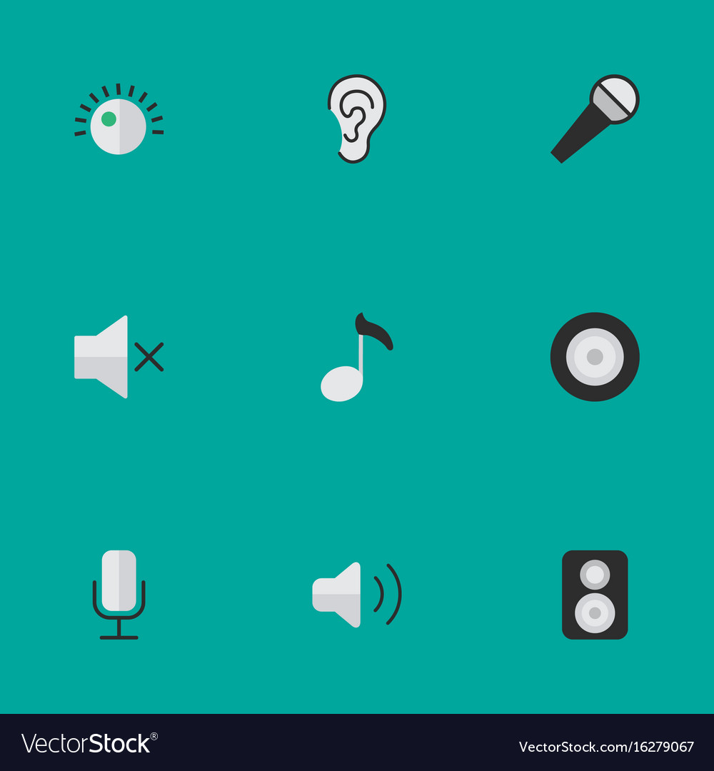 Set of simple icons element