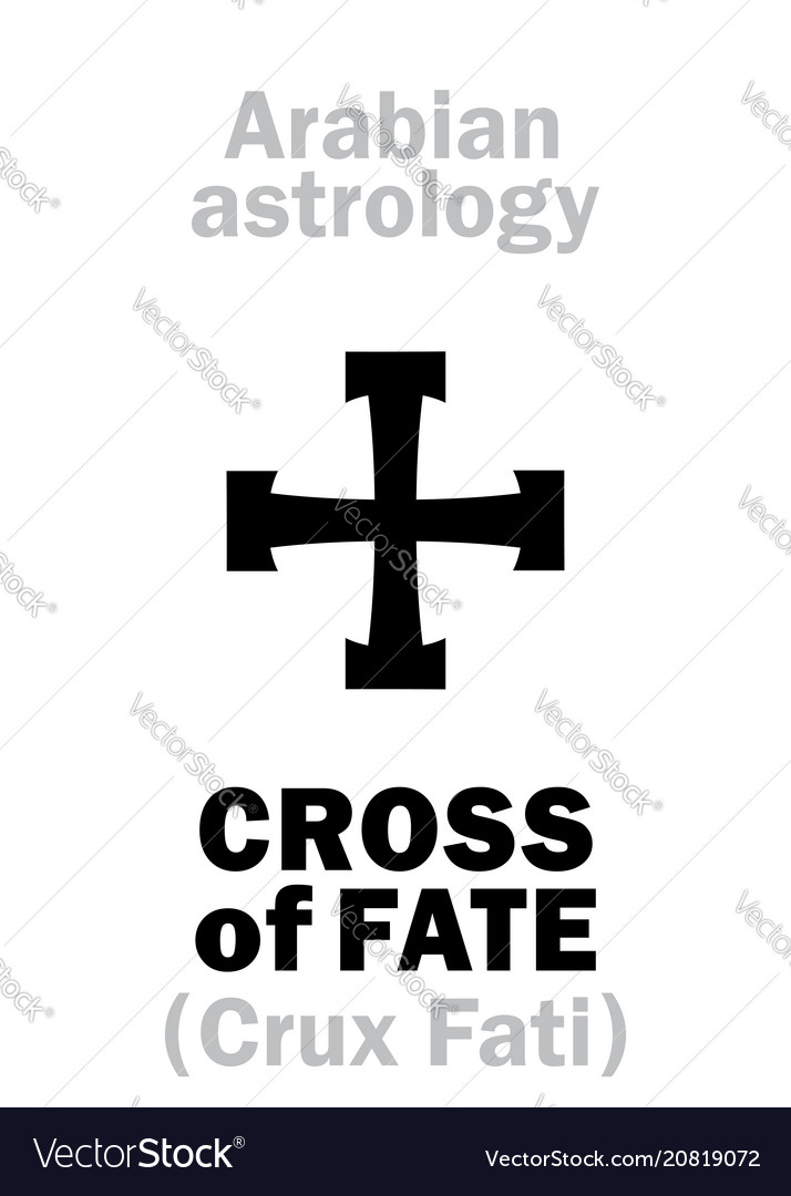 Astrology cross of fate