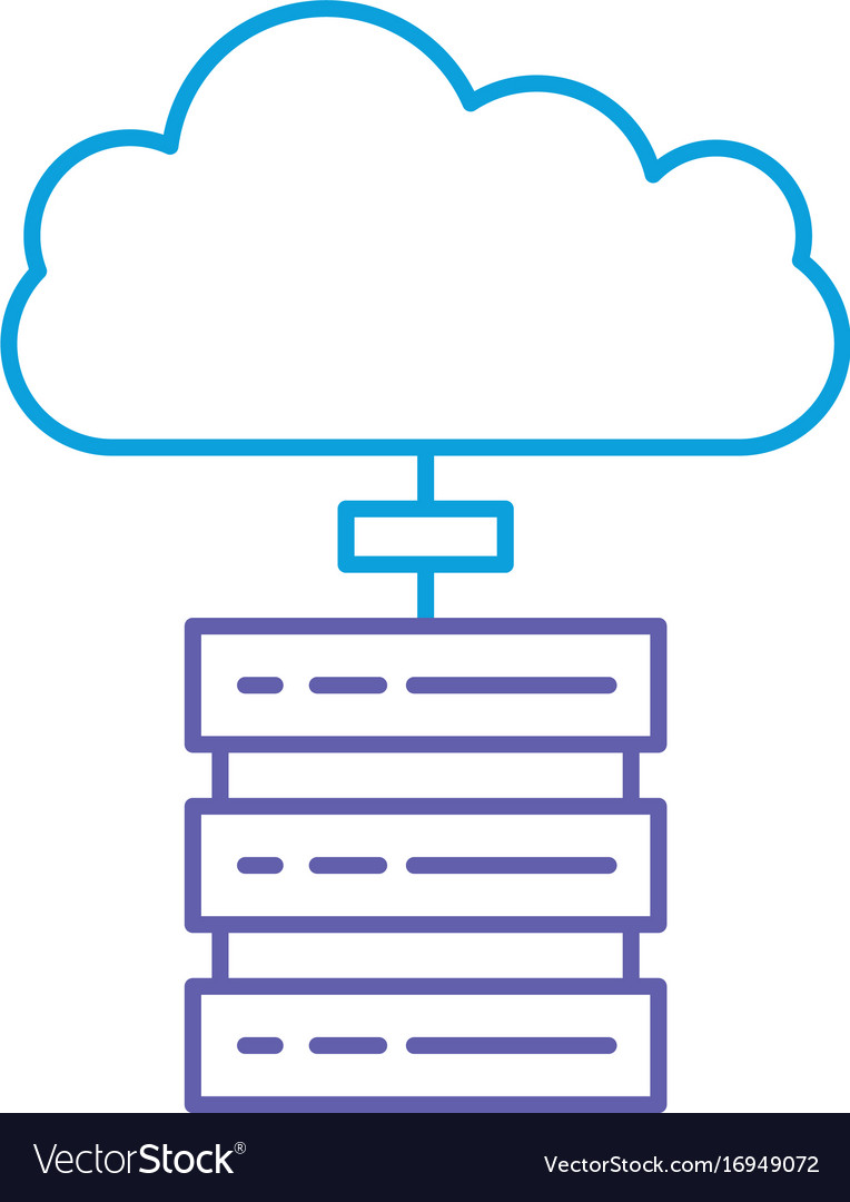 Computer tower with cloud computing