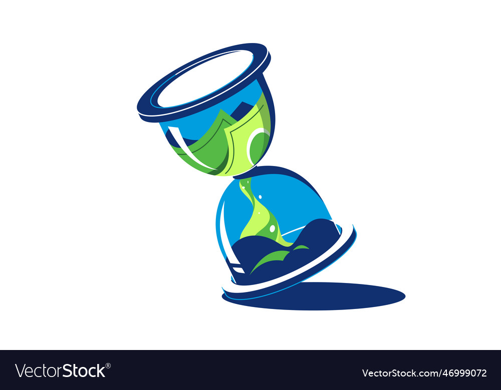 Devaluation of money depreciation over vector image Devaluation of money depreciation over