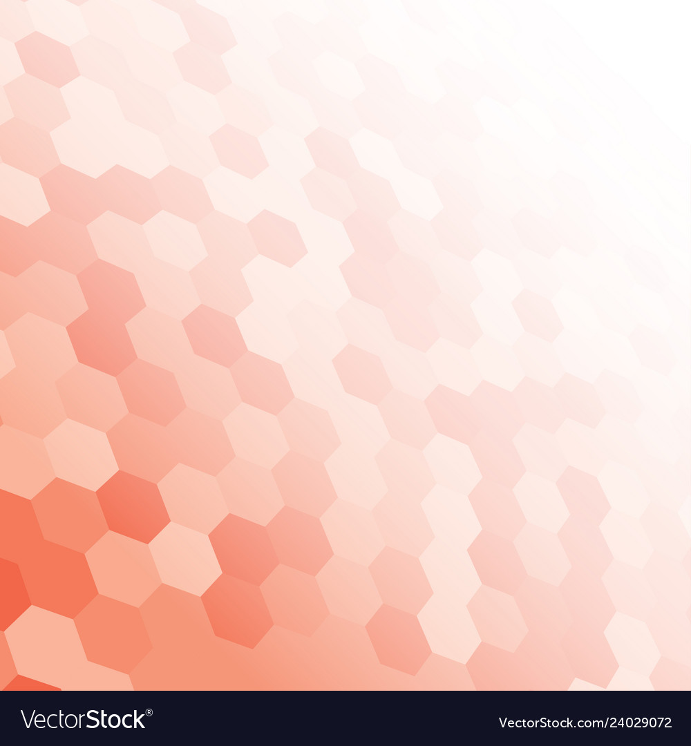 Pink random of hexagon mosaic tiles background