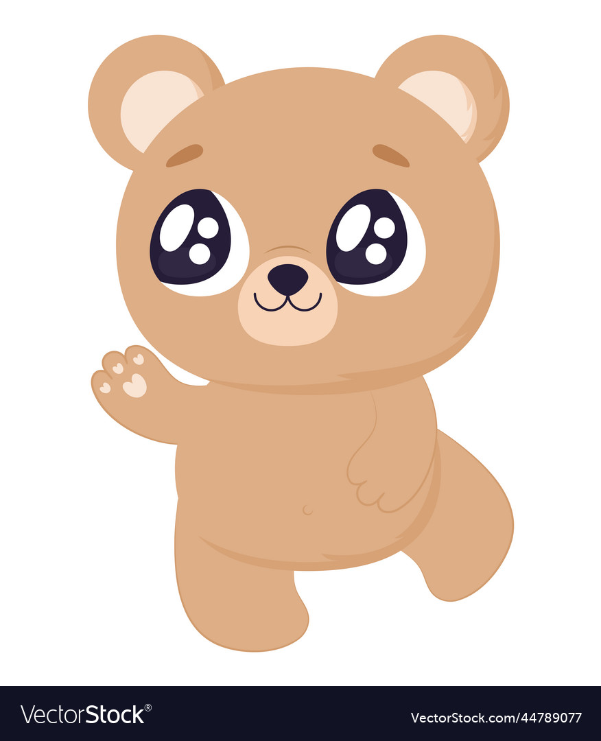 Adorable bear Royalty Free Vector Image - VectorStock