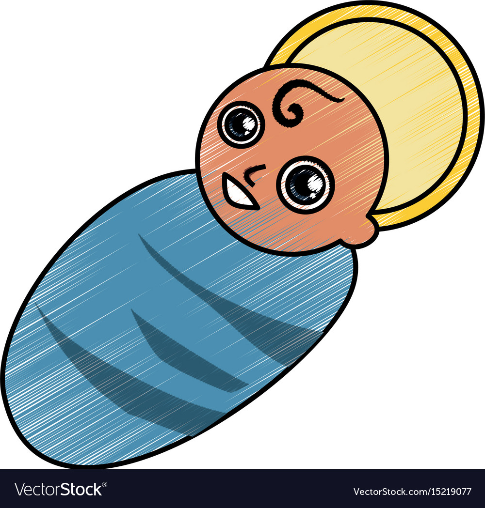 Cartoon Baby Jesus Clip Art