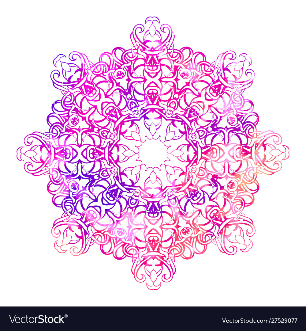 Beautiful vintage round pattern