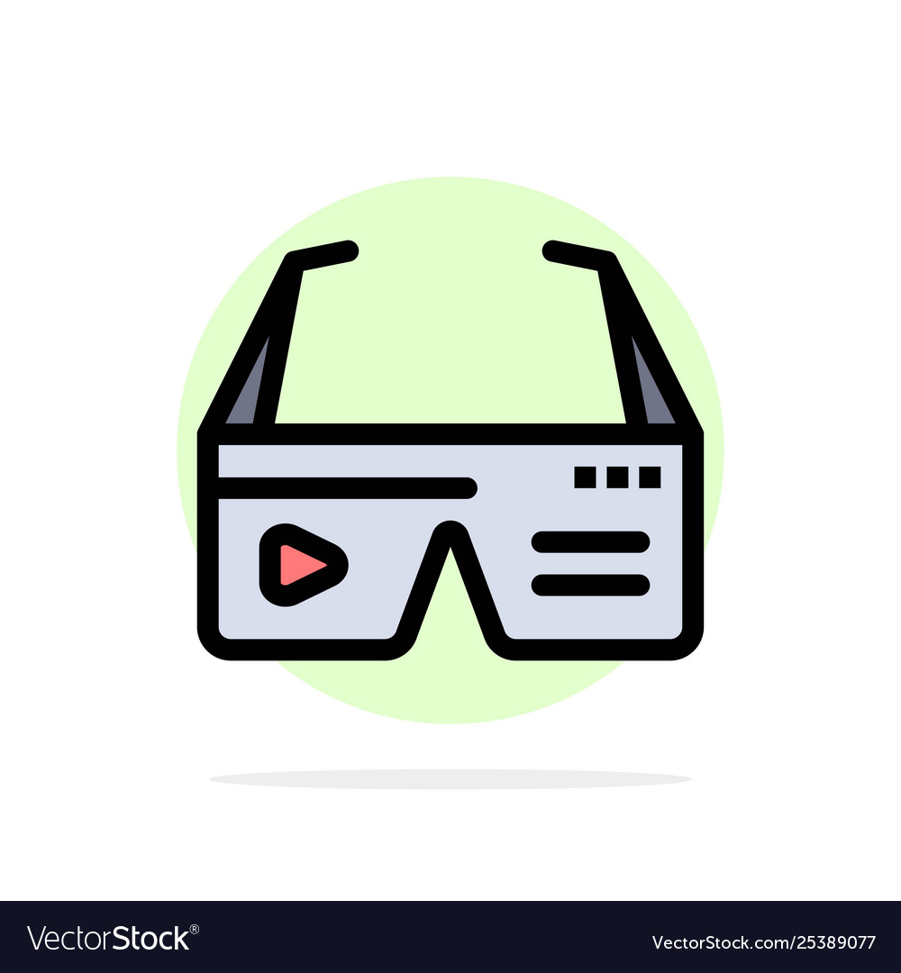 Computer computing digital glasses google Vector Image Computer computing digital glasses google