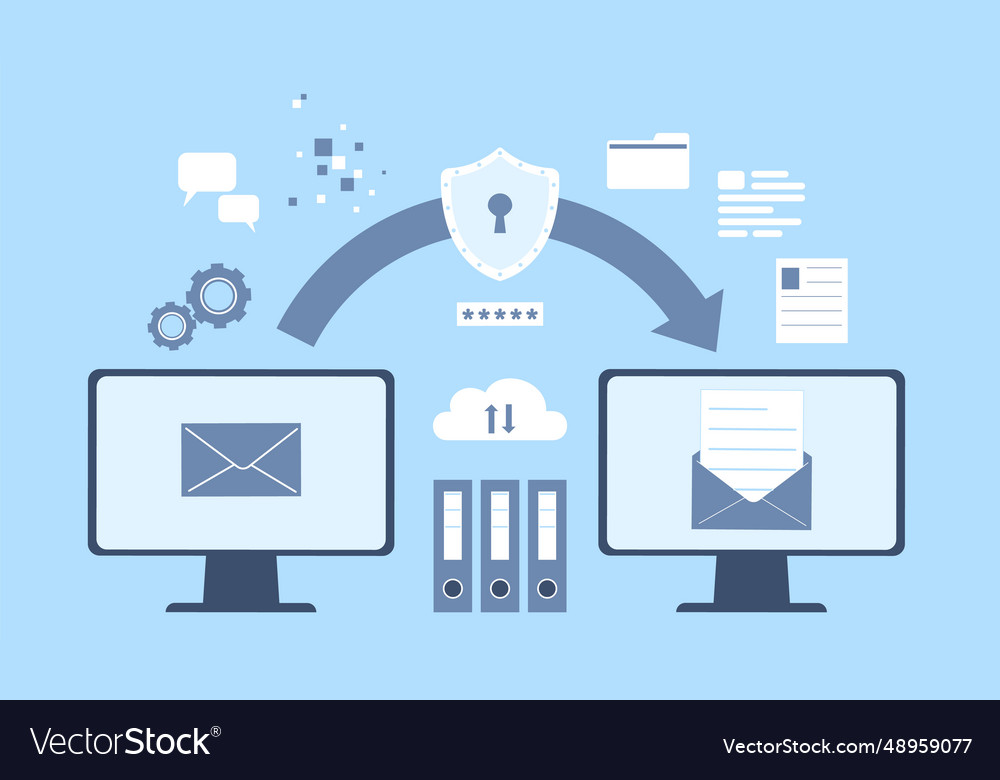 Data protection safety in internet mail