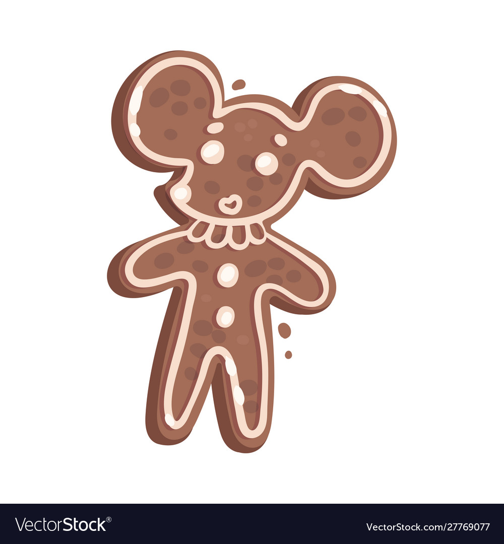Gingerbread in shape a mouse