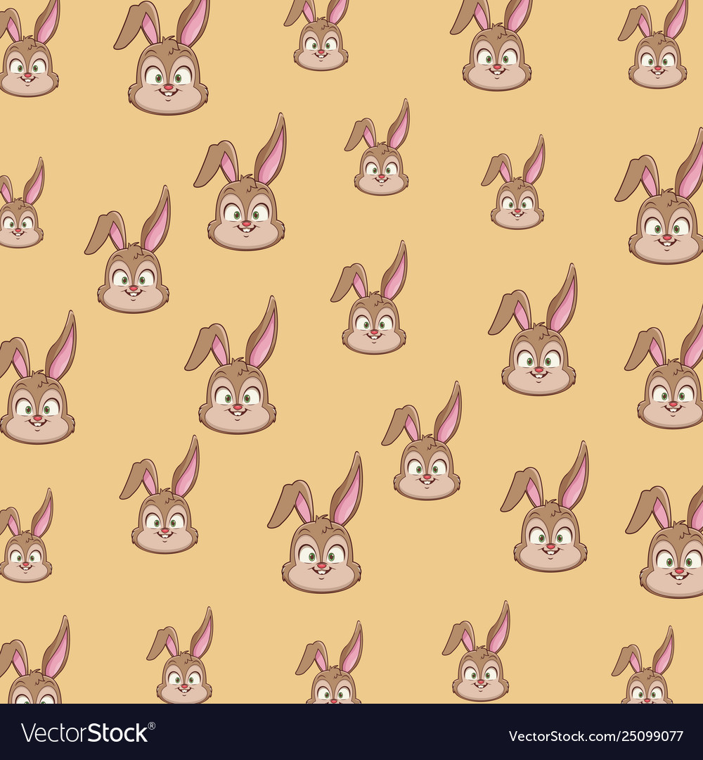 Rabbit pattern background