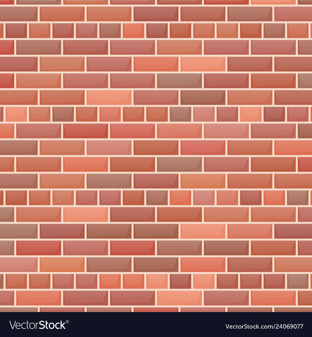 Red brick wall background Vector Image Red brick wall background