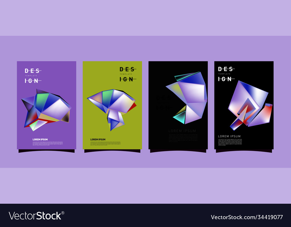 Simple colorful abstract geometric background Vector Image Simple colorful abstract geometric background