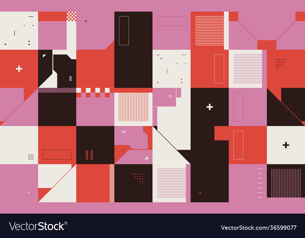 Technology abstract pattern design vector image Technology abstract pattern design