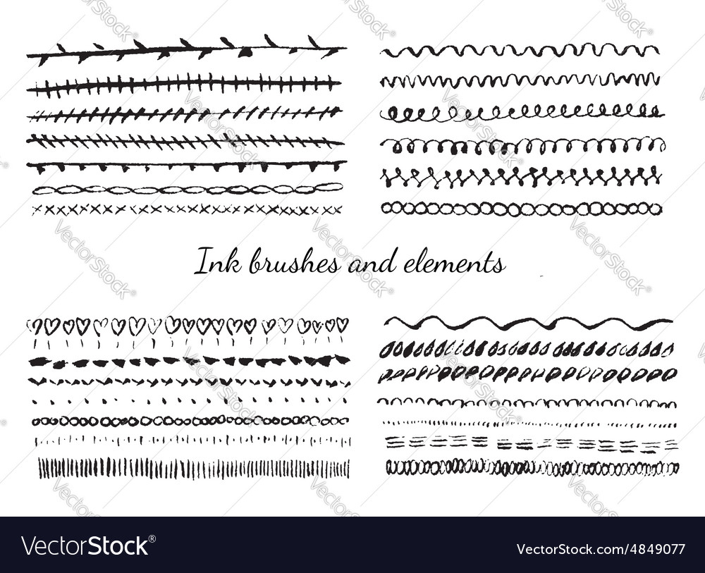 Watercolor Brush Strokes